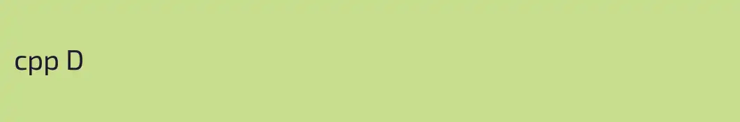 cpp D